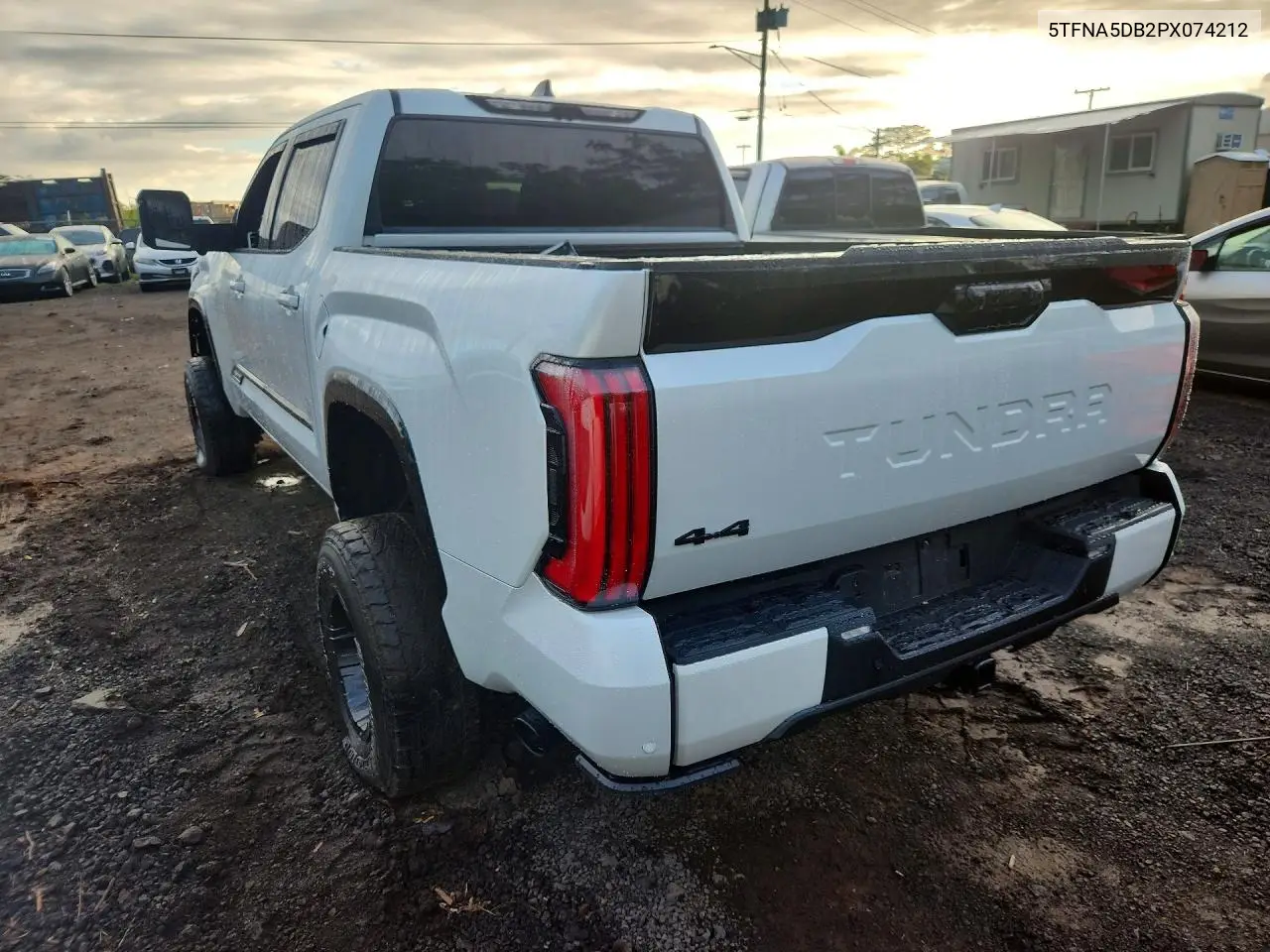 2023 TOYOTA TUNDRA VIN 5TFNA5DB2PX074212 — фото 2