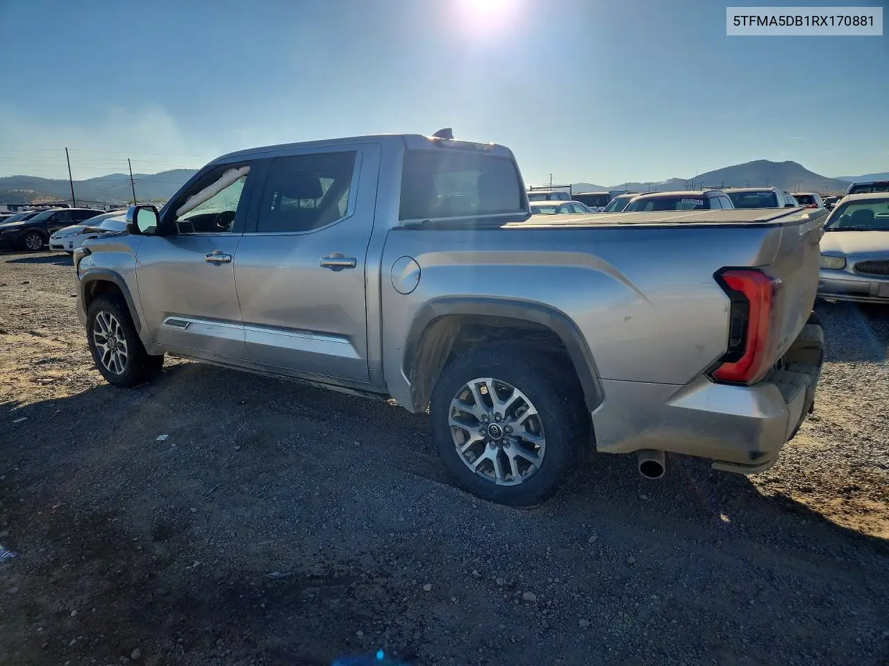 2024 TOYOTA TUNDRA VIN 5TFMA5DB1RX170881 — фото 2