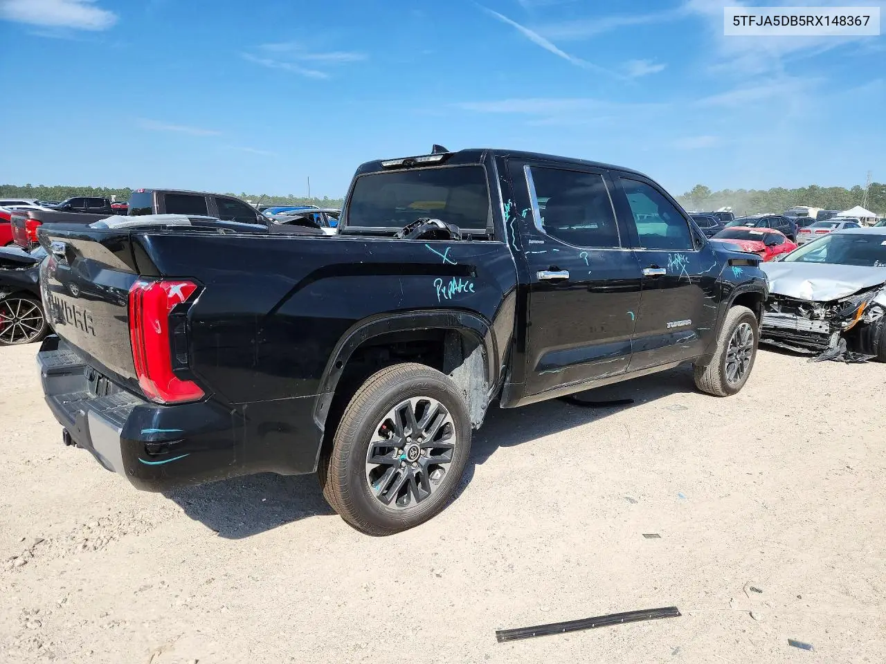 2024 TOYOTA TUNDRA VIN 5TFJA5DB5RX148367 — фото 3