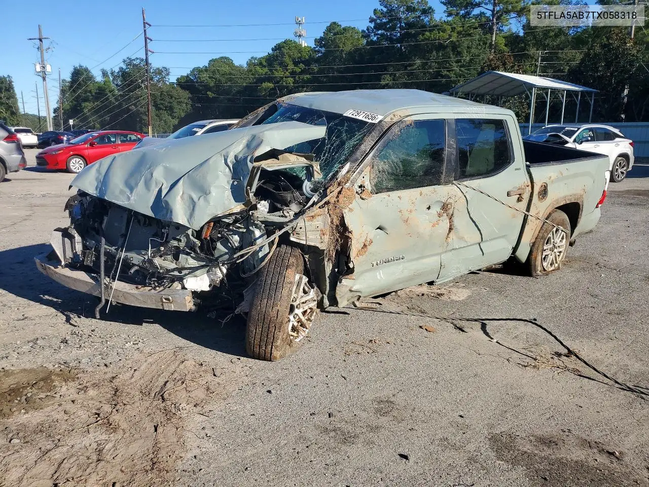 TOYOTA TUNDRA 2026, VIN 5TFLA5AB7TX058318