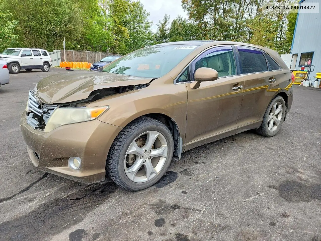 TOYOTA VENZA 2009, VIN 4T3ZK11A09U014472
