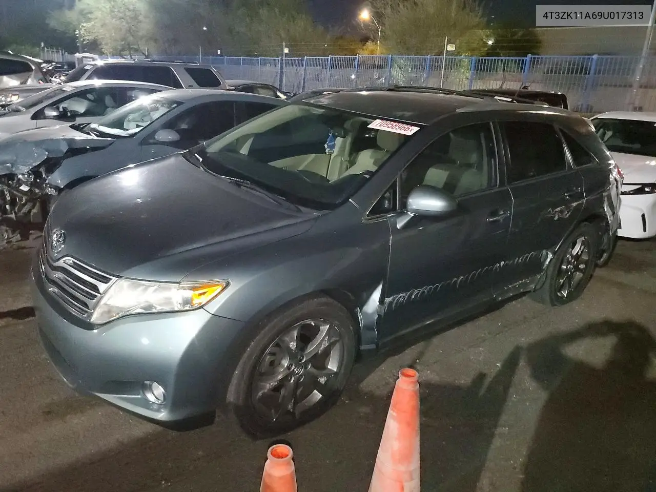 TOYOTA VENZA 2009, VIN 4T3ZK11A69U017313
