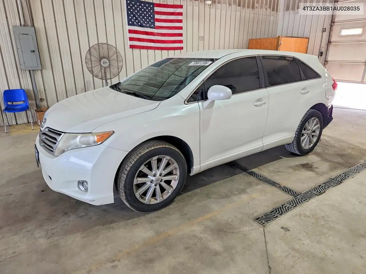 TOYOTA VENZA 2010, VIN 4T3ZA3BB1AU028035