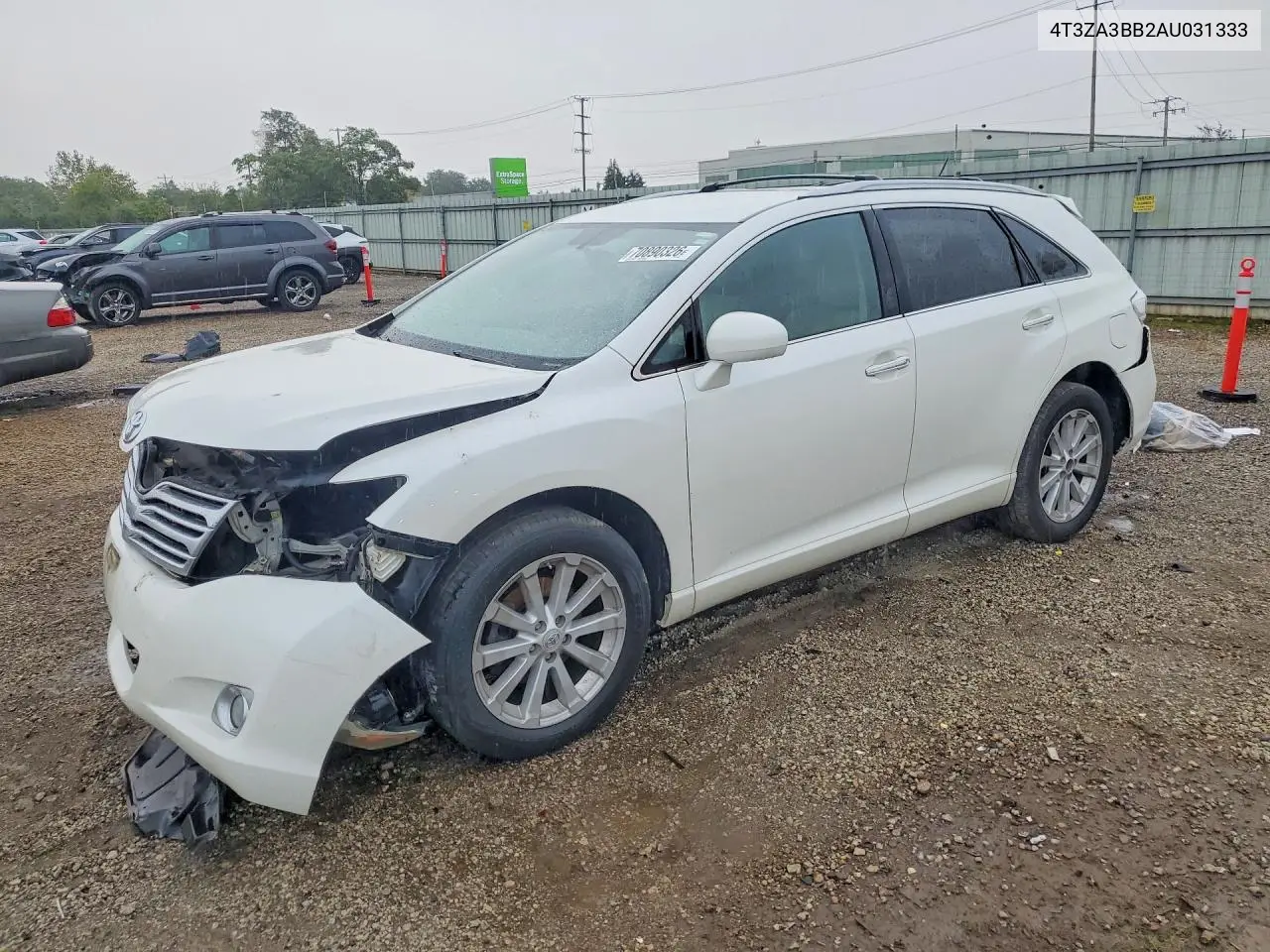 TOYOTA VENZA 2010, VIN 4T3ZA3BB2AU031333