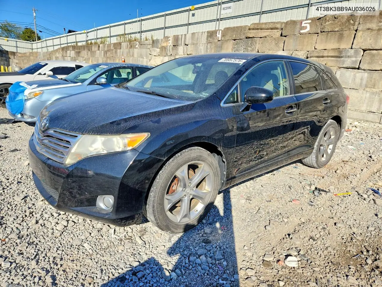 TOYOTA VENZA 2010, VIN 4T3BK3BB9AU036026