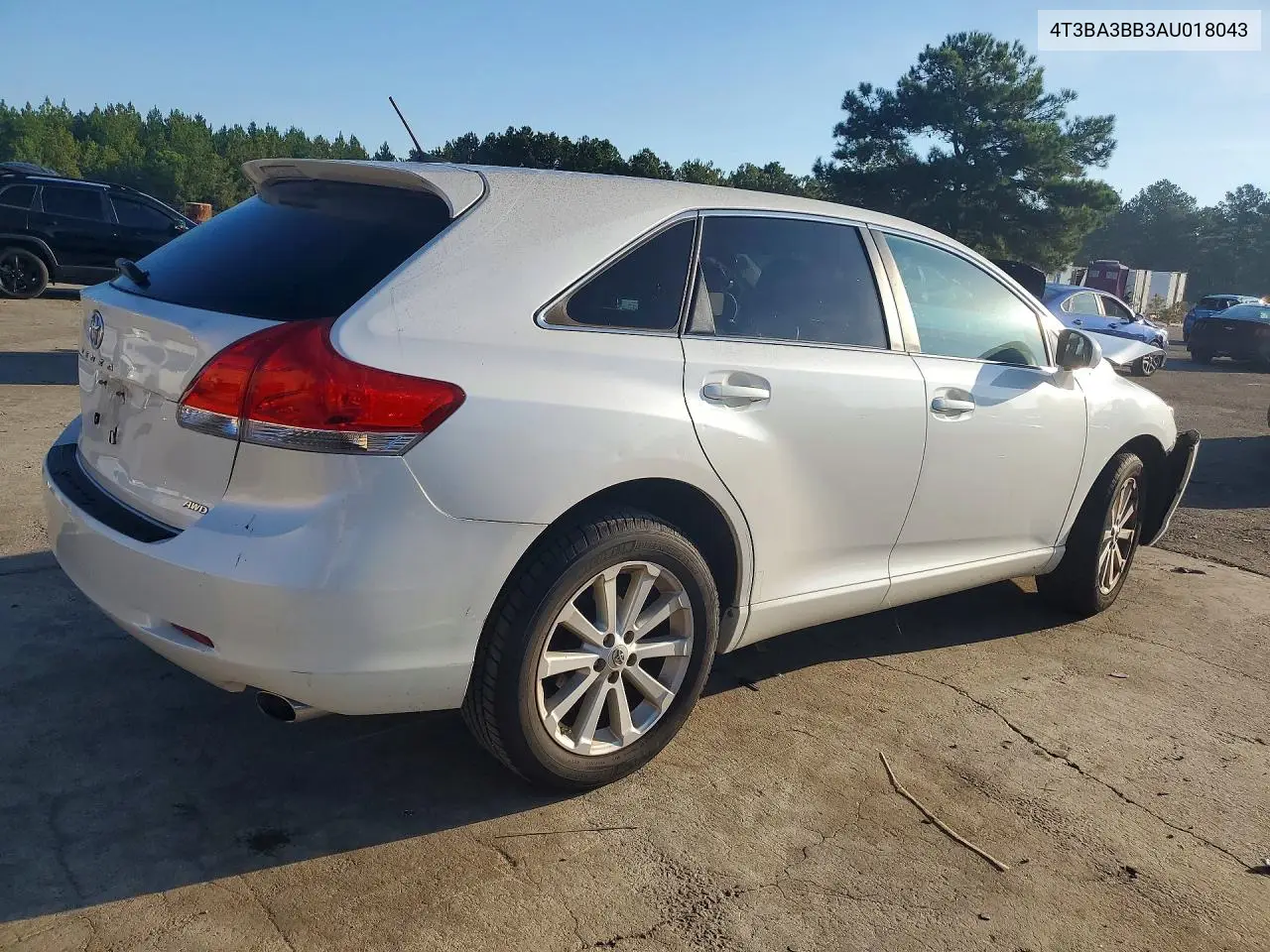 2010 TOYOTA VENZA VIN 4T3BA3BB3AU018043 — фото 3