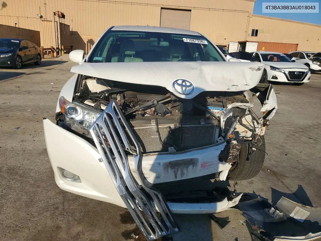 2010 TOYOTA VENZA VIN 4T3BA3BB3AU018043 — фото 5