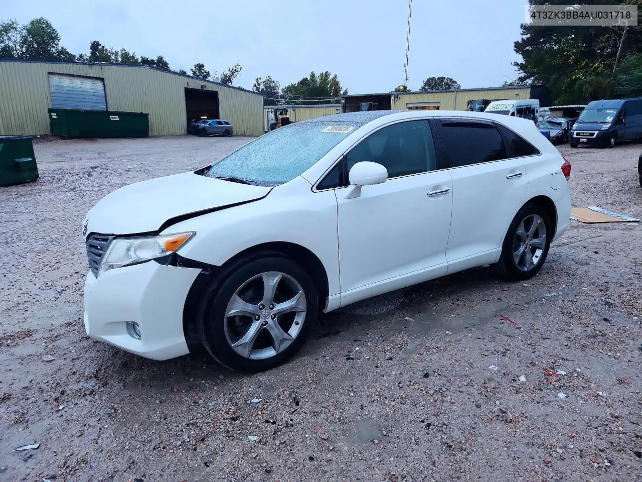 TOYOTA VENZA 2010, VIN 4T3ZK3BB4AU031718