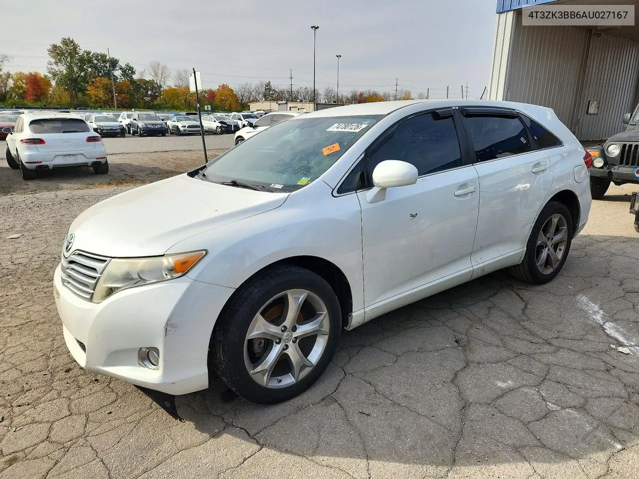 TOYOTA VENZA 2010, VIN 4T3ZK3BB6AU027167