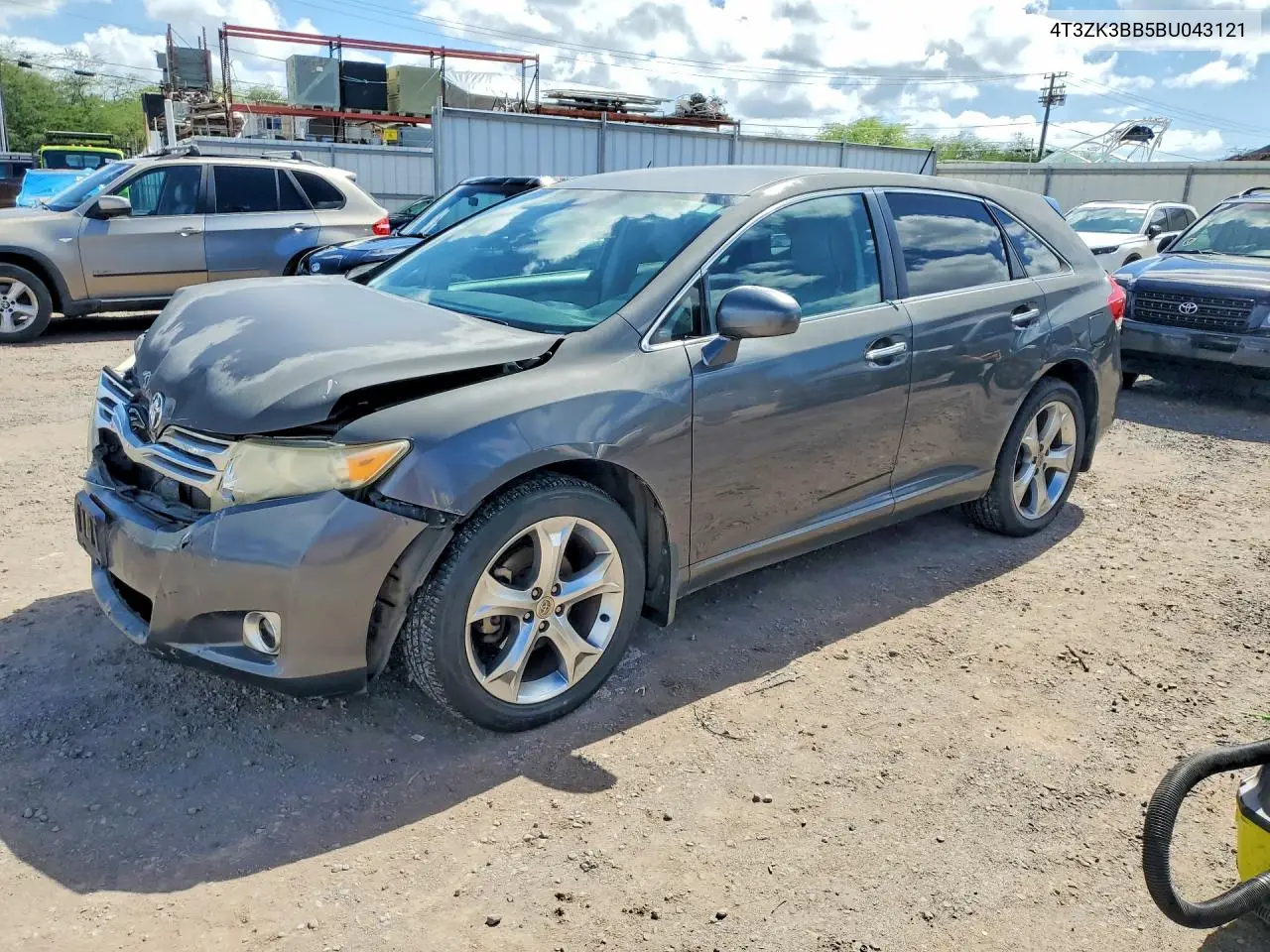TOYOTA VENZA 2011, VIN 4T3ZK3BB5BU043121