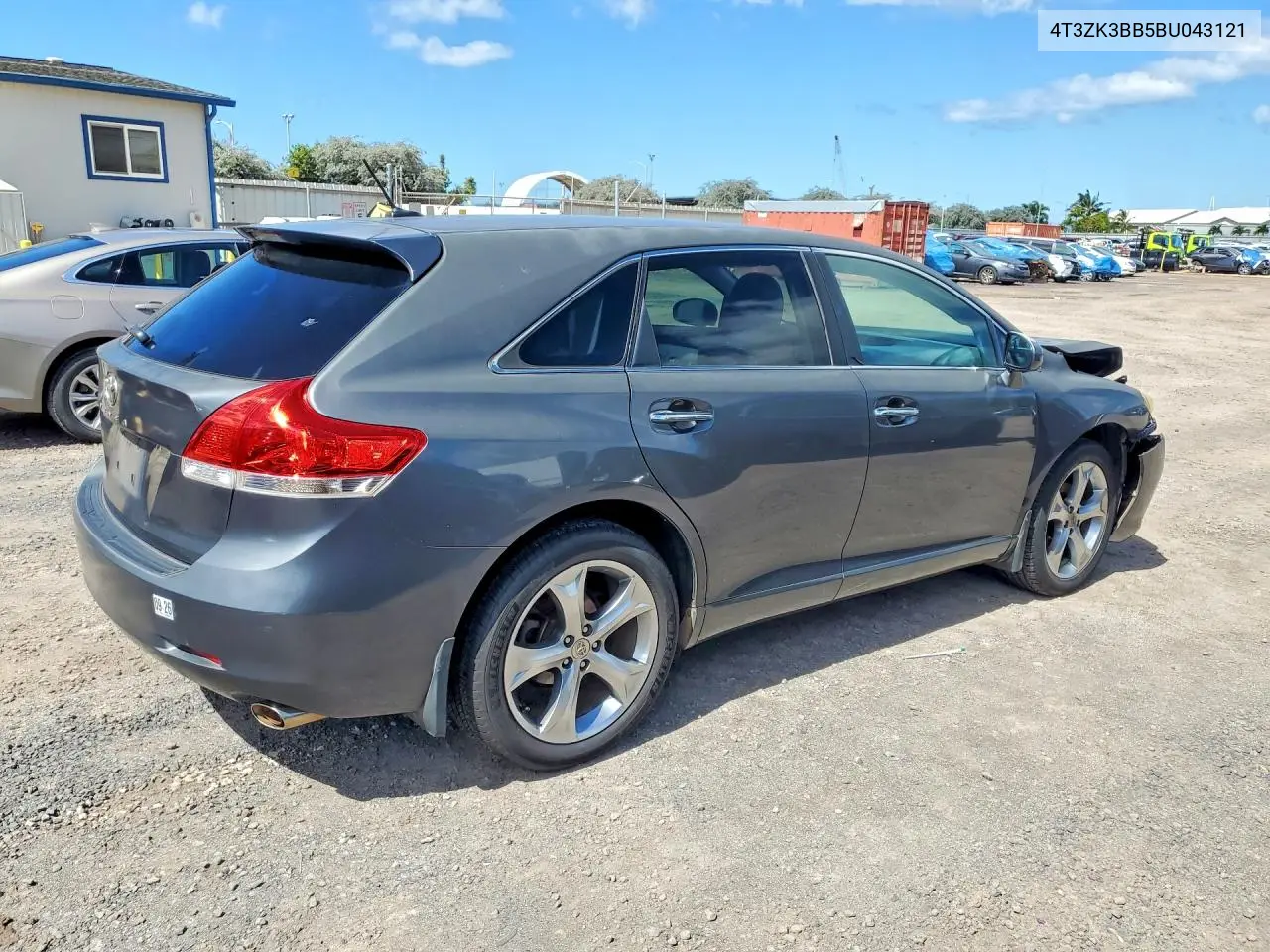2011 TOYOTA VENZA VIN 4T3ZK3BB5BU043121 — фото 3