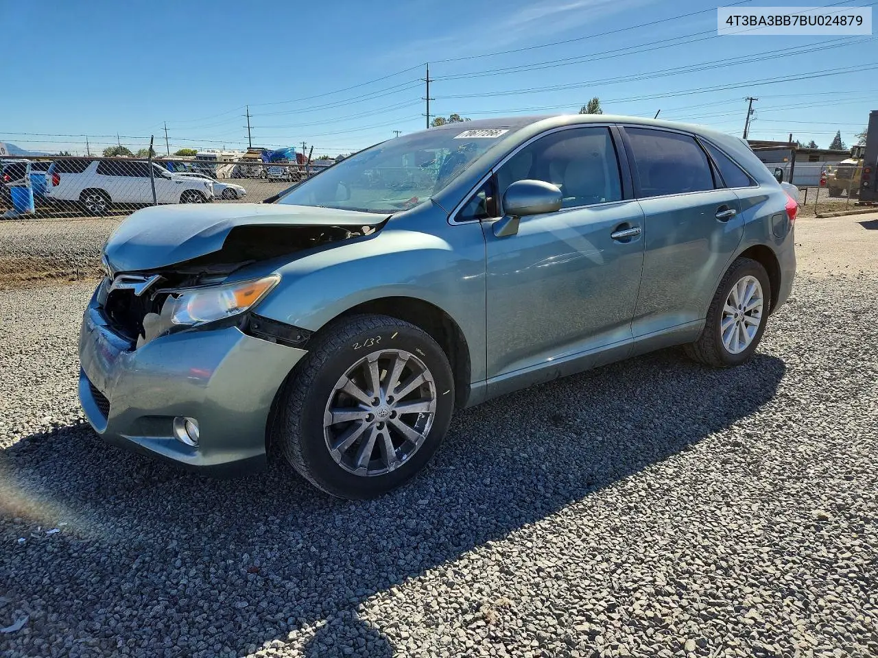 TOYOTA VENZA 2011, VIN 4T3BA3BB7BU024879
