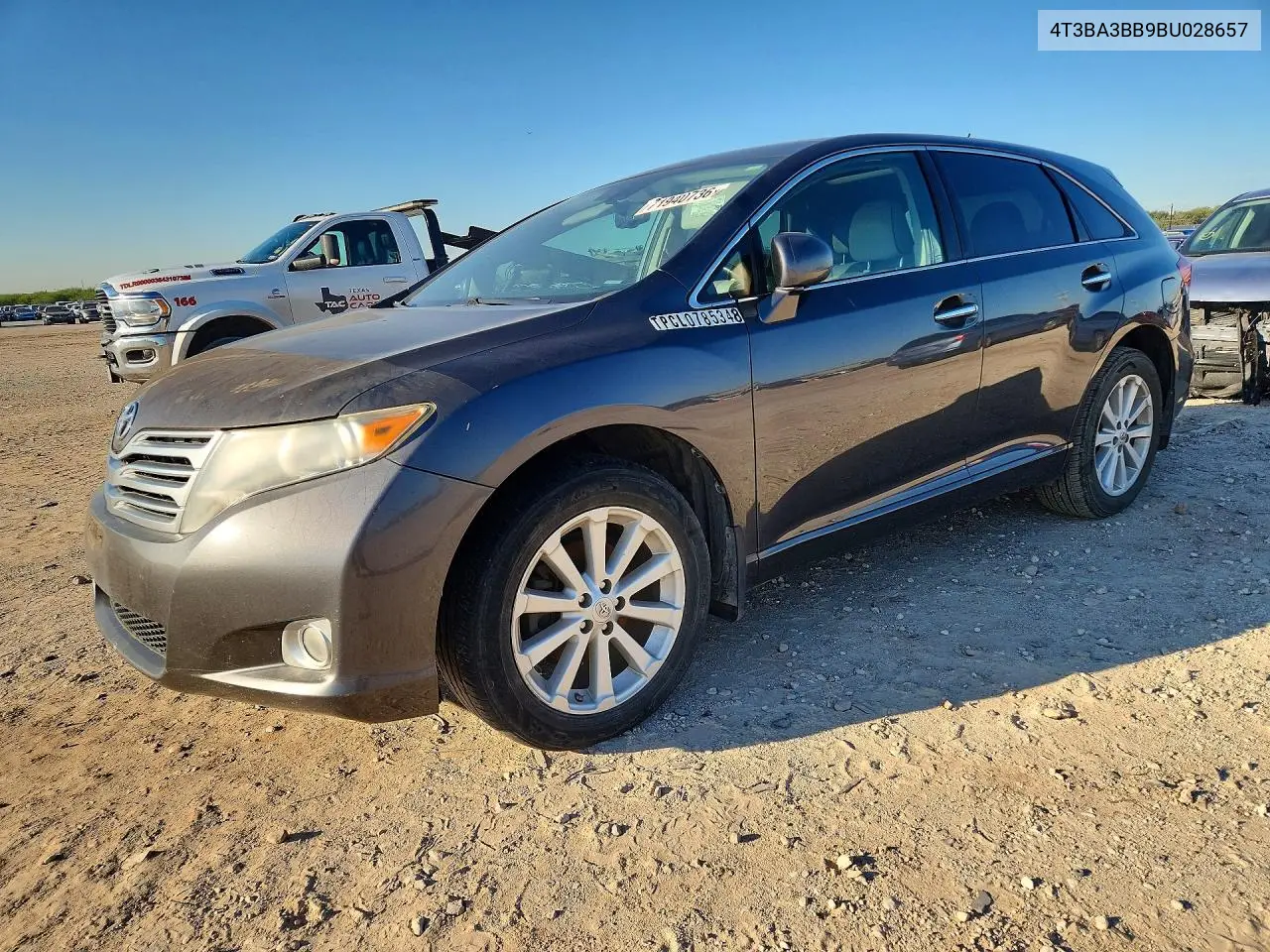 TOYOTA VENZA 2011, VIN 4T3BA3BB9BU028657