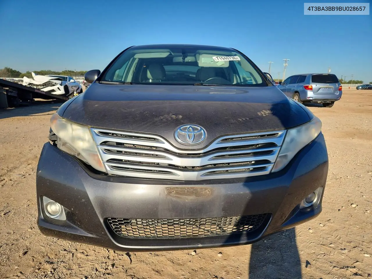 2011 TOYOTA VENZA VIN 4T3BA3BB9BU028657 — фото 5