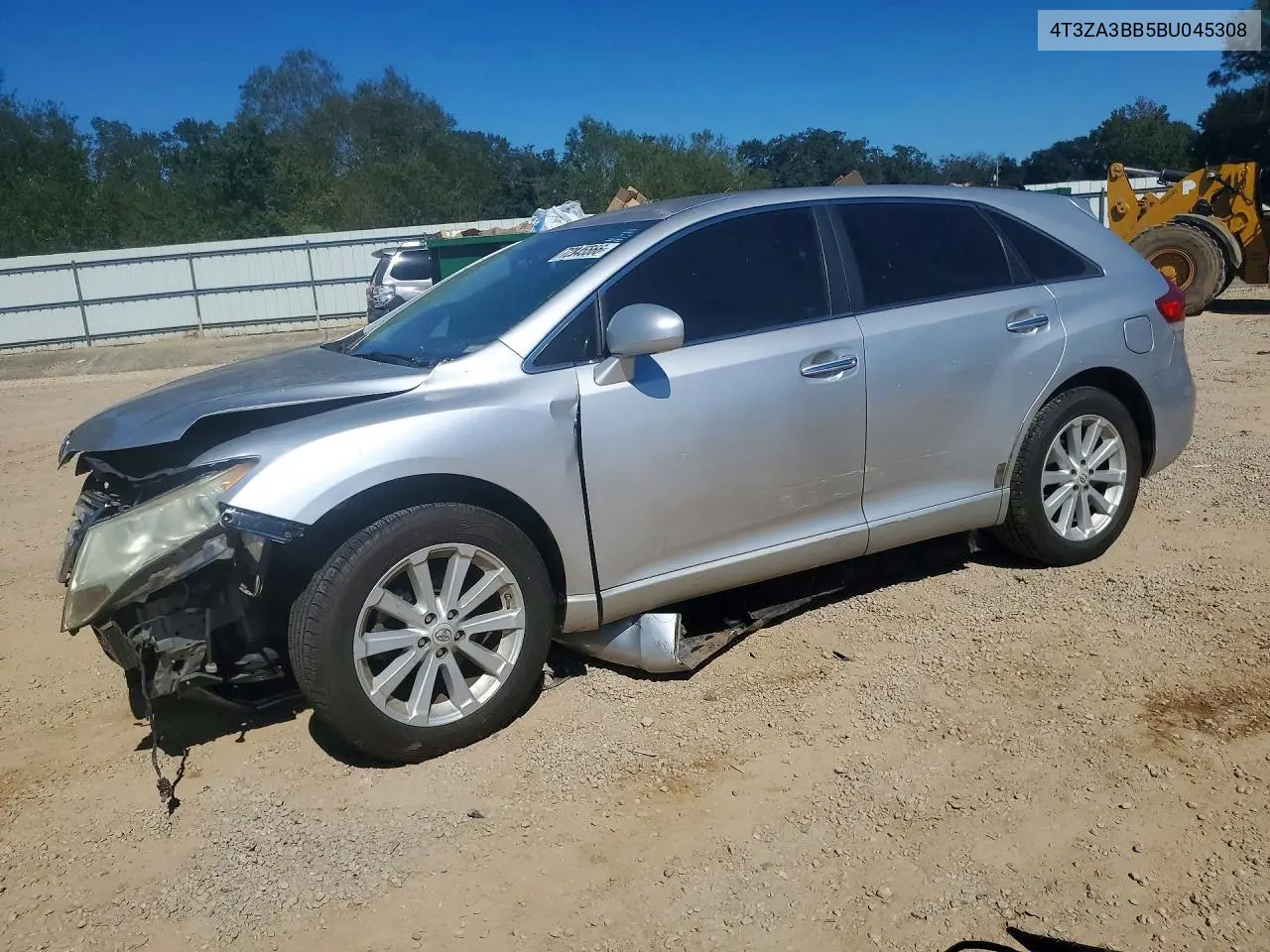 TOYOTA VENZA 2011, VIN 4T3ZA3BB5BU045308