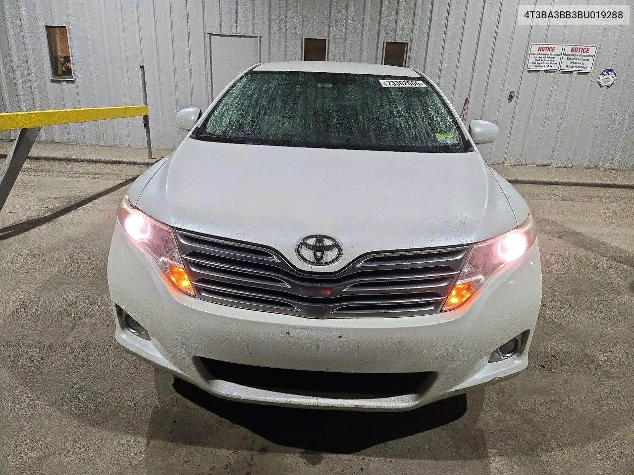 2011 TOYOTA VENZA VIN 4T3BA3BB3BU019288 — фото 5
