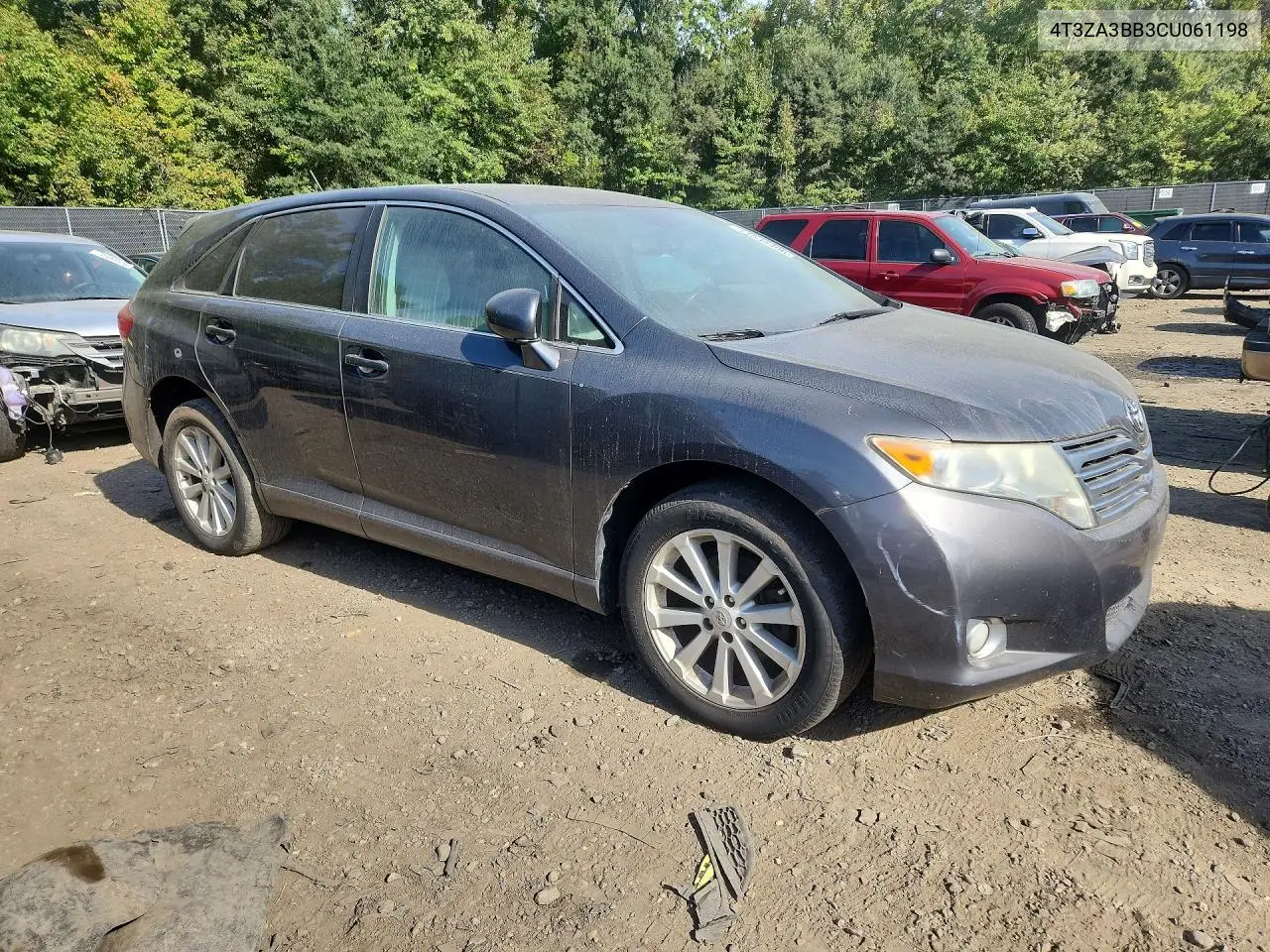 2012 TOYOTA VENZA VIN 4T3ZA3BB3CU061198 — фото 4