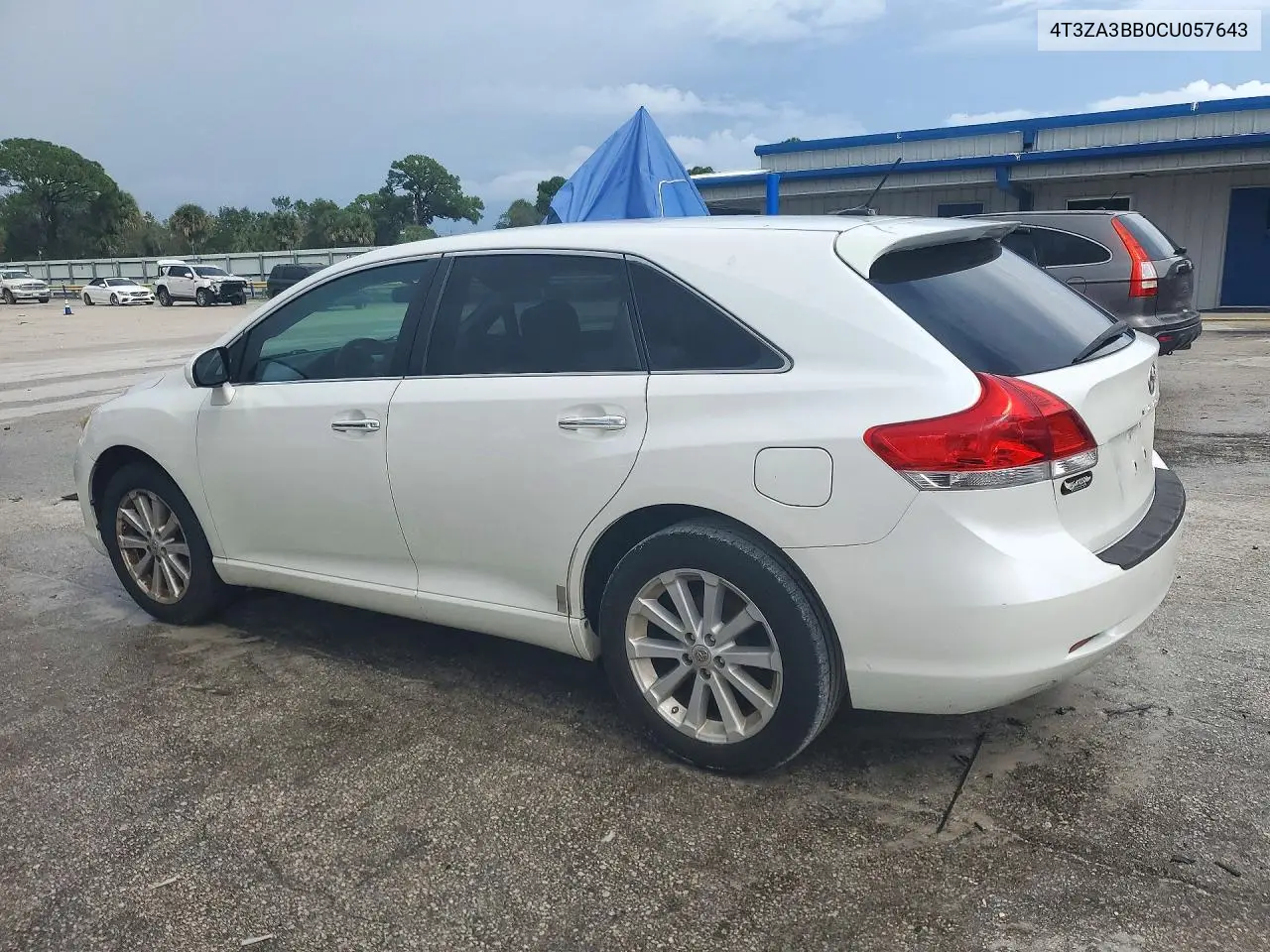 2012 TOYOTA VENZA VIN 4T3ZA3BB0CU057643 — фото 2