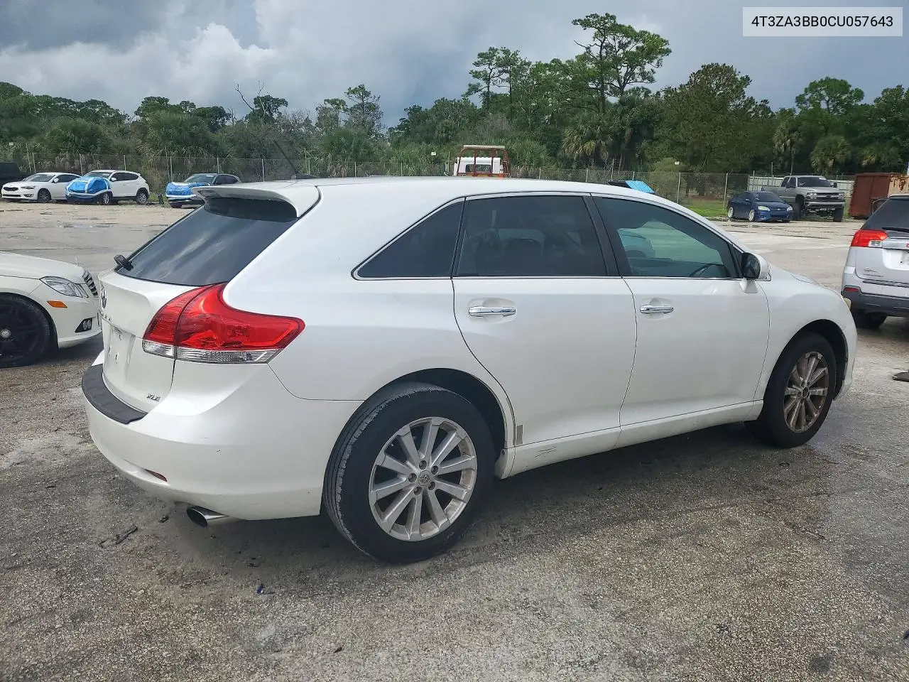 2012 TOYOTA VENZA VIN 4T3ZA3BB0CU057643 — фото 3