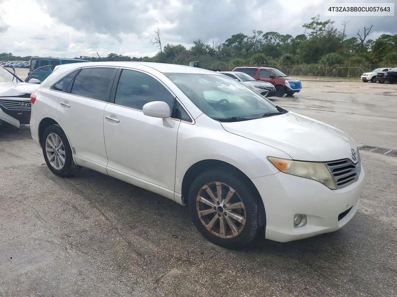 2012 TOYOTA VENZA VIN 4T3ZA3BB0CU057643 — фото 4