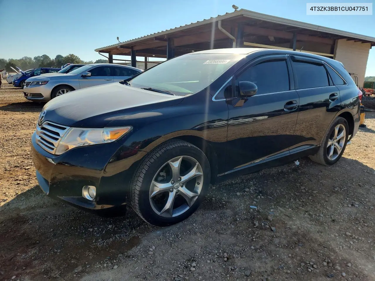 TOYOTA VENZA 2012, VIN 4T3ZK3BB1CU047751