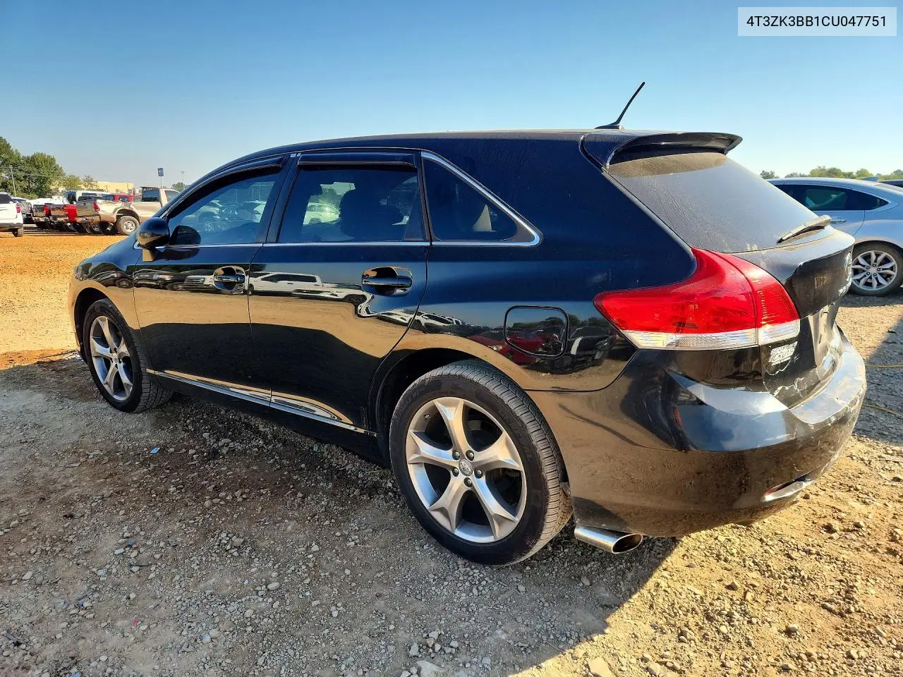 2012 TOYOTA VENZA VIN 4T3ZK3BB1CU047751 — фото 2