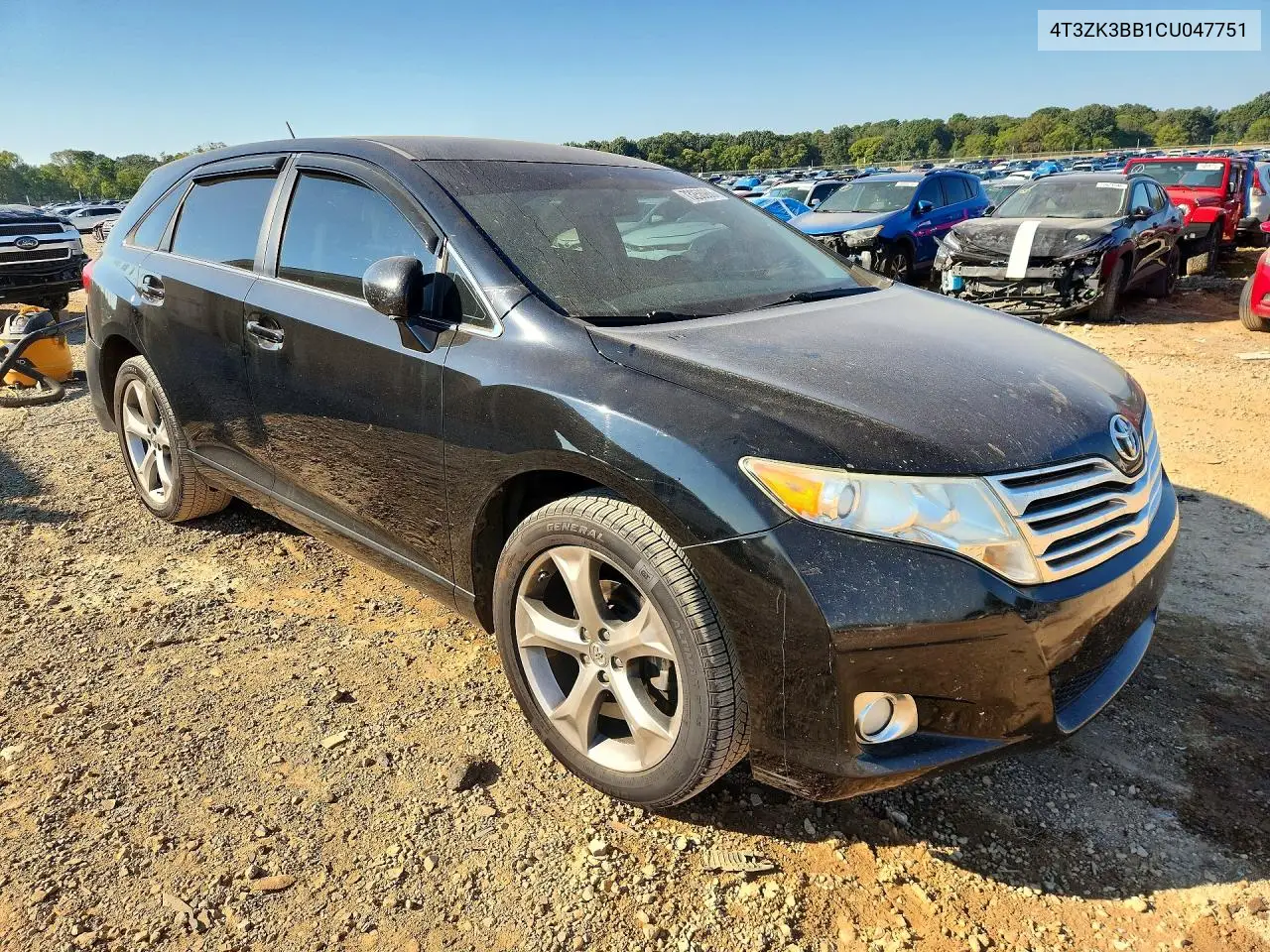 2012 TOYOTA VENZA VIN 4T3ZK3BB1CU047751 — фото 4