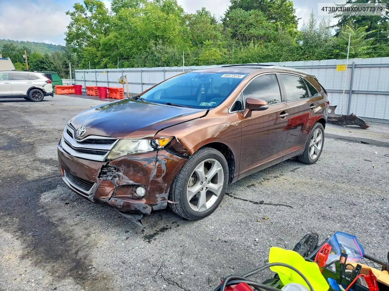 TOYOTA VENZA 2013, VIN 4T3BK3BBXDU077379