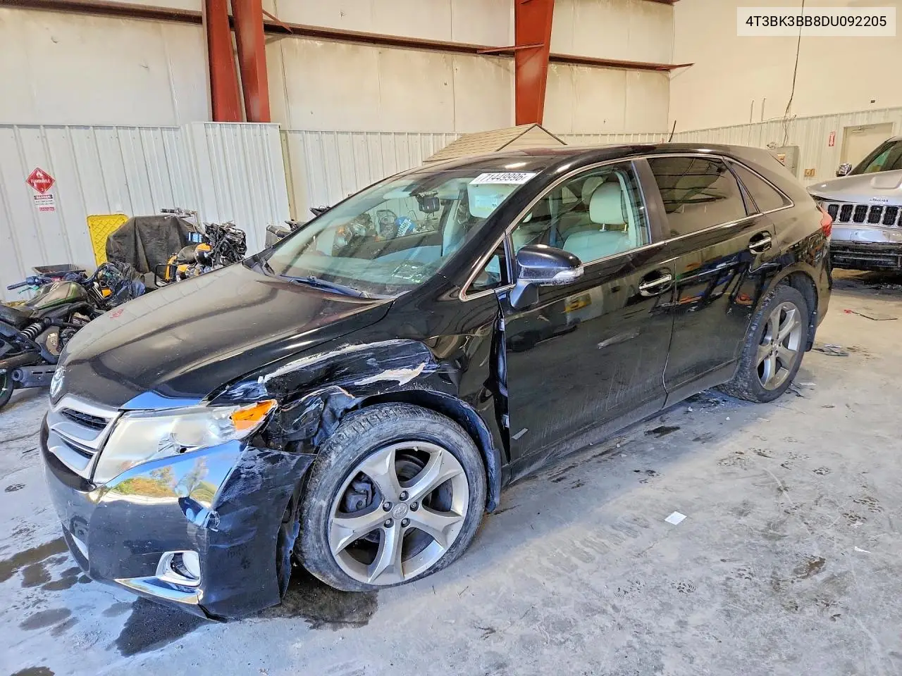 TOYOTA VENZA 2013, VIN 4T3BK3BB8DU092205