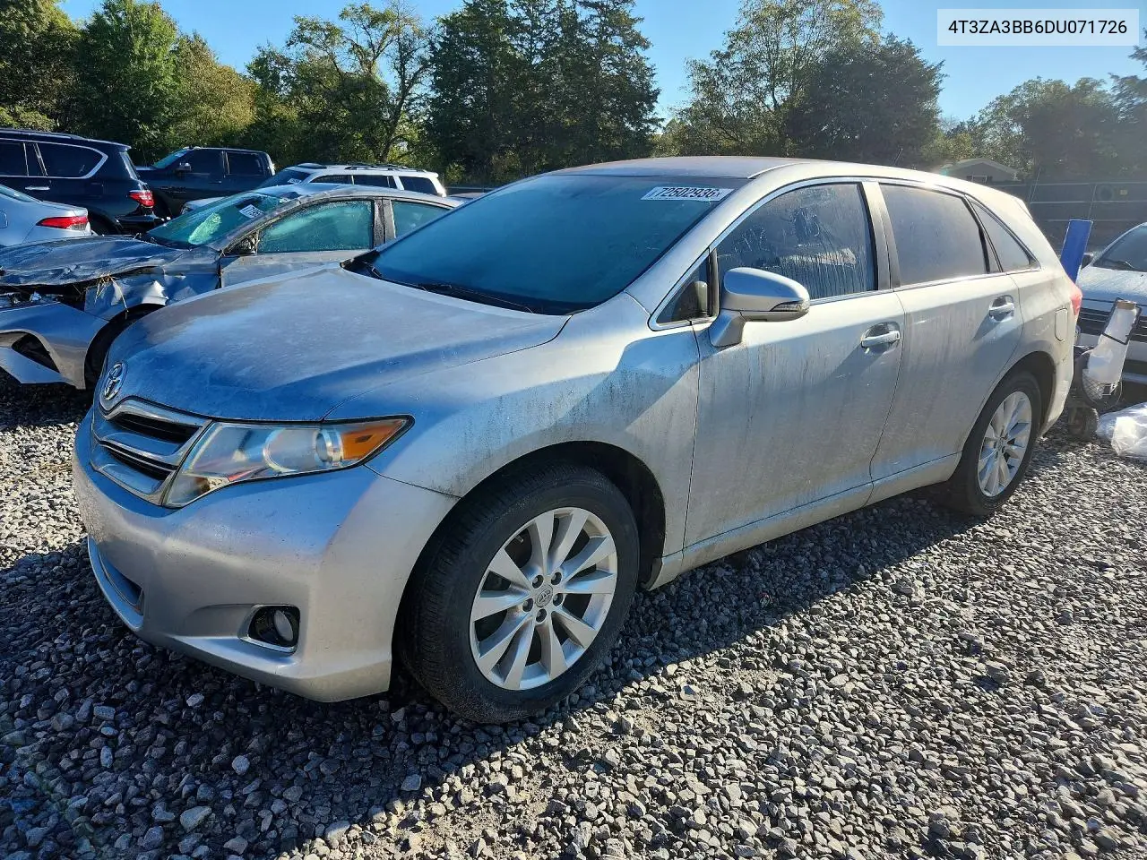 TOYOTA VENZA 2013, VIN 4T3ZA3BB6DU071726