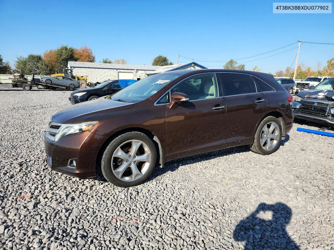 TOYOTA VENZA 2013, VIN 4T3BK3BBXDU077902