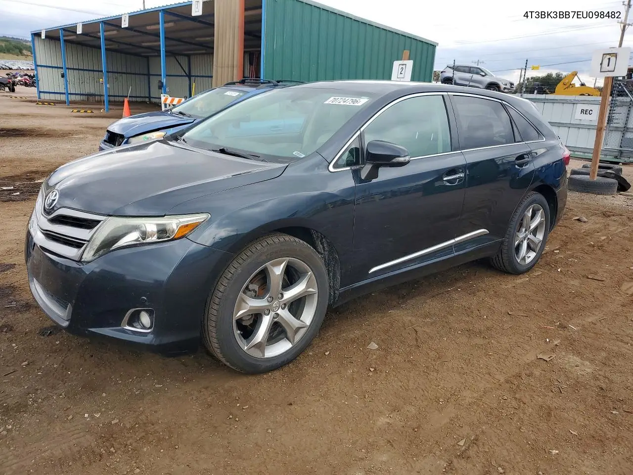 TOYOTA VENZA 2014, VIN 4T3BK3BB7EU098482