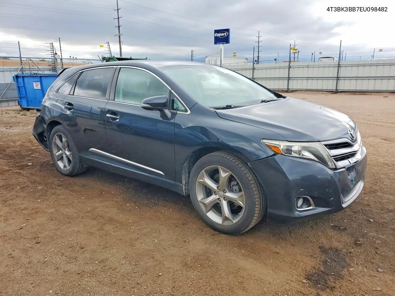 2014 TOYOTA VENZA VIN 4T3BK3BB7EU098482 — фото 4