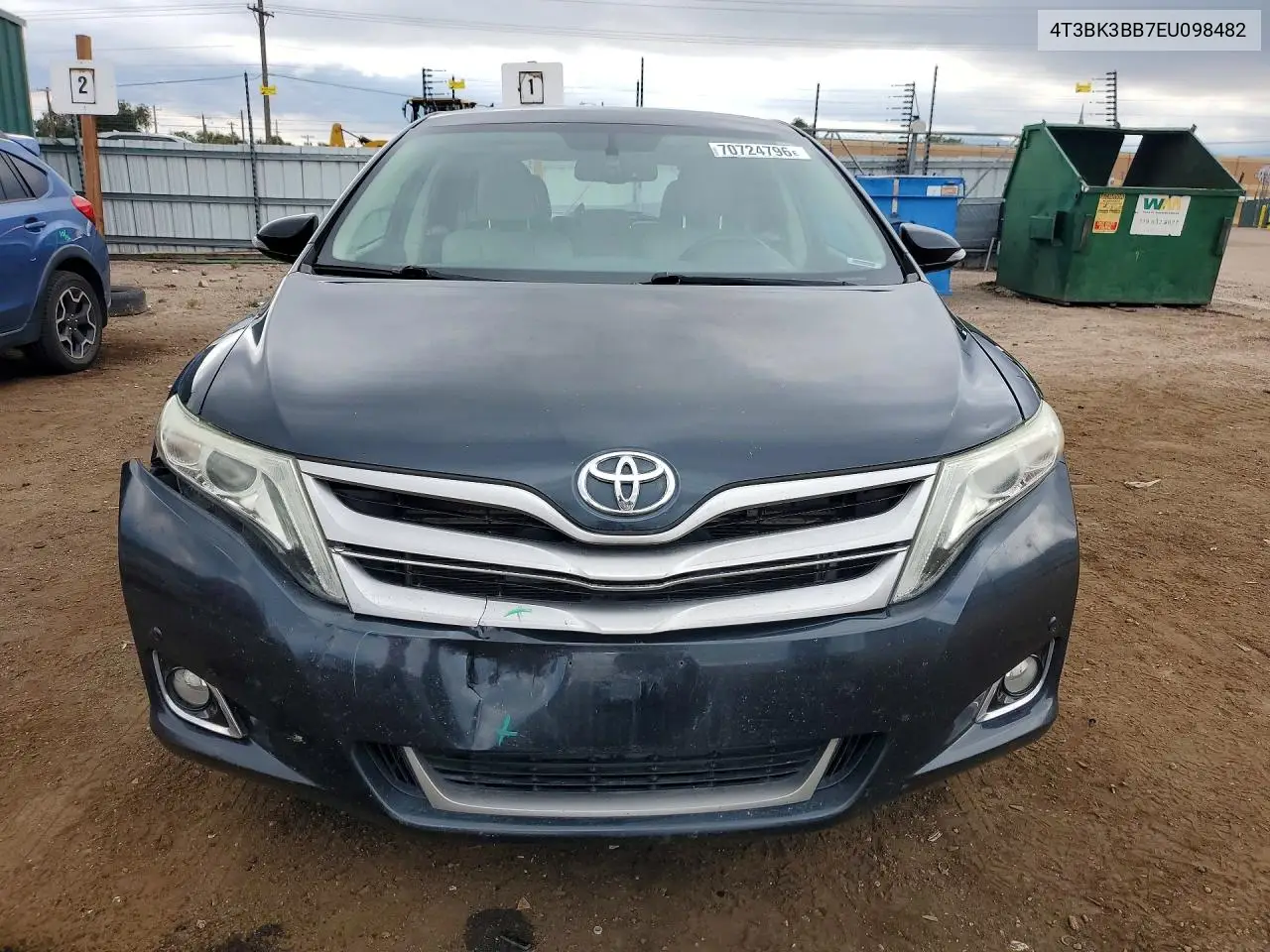 2014 TOYOTA VENZA VIN 4T3BK3BB7EU098482 — фото 5