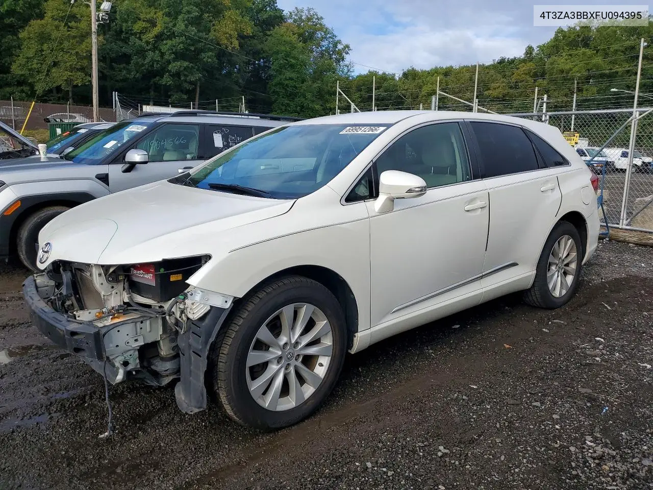 TOYOTA VENZA 2015, VIN 4T3ZA3BBXFU094395