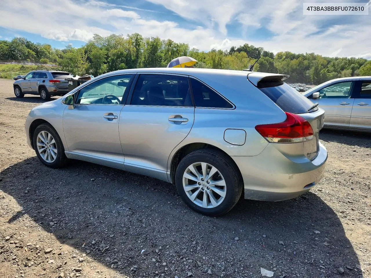 2015 TOYOTA VENZA VIN 4T3BA3BB8FU072610 — фото 2