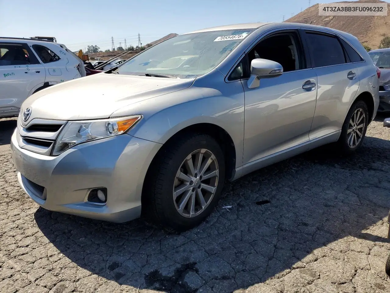 TOYOTA VENZA 2015, VIN 4T3ZA3BB3FU096232