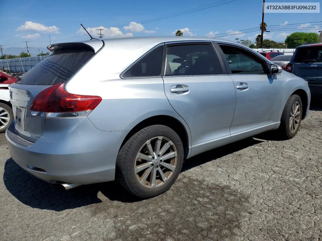 2015 TOYOTA VENZA VIN 4T3ZA3BB3FU096232 — фото 3