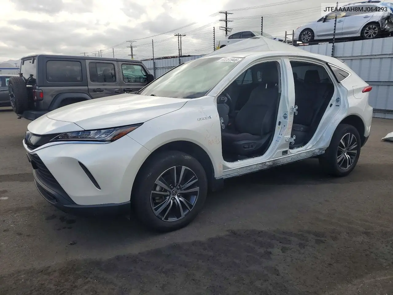 TOYOTA VENZA 2021, VIN JTEAAAAH8MJ064293