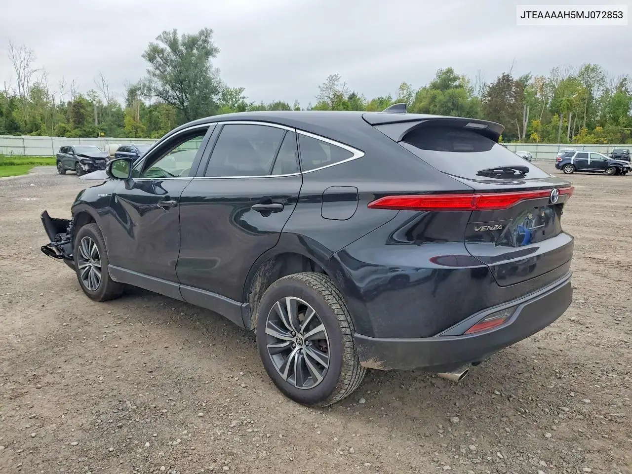 2021 TOYOTA VENZA VIN JTEAAAAH5MJ072853 — фото 2