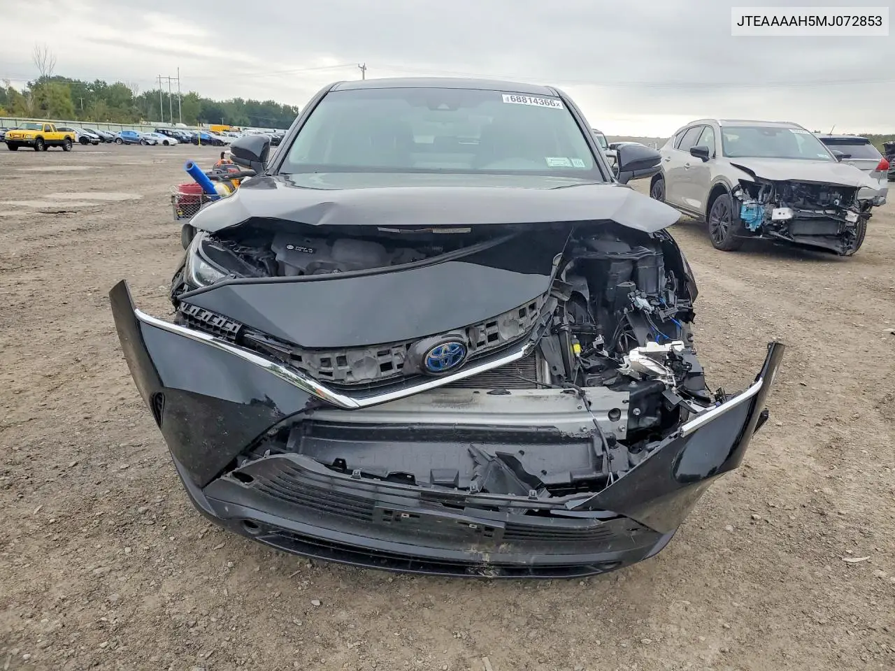 2021 TOYOTA VENZA VIN JTEAAAAH5MJ072853 — фото 5