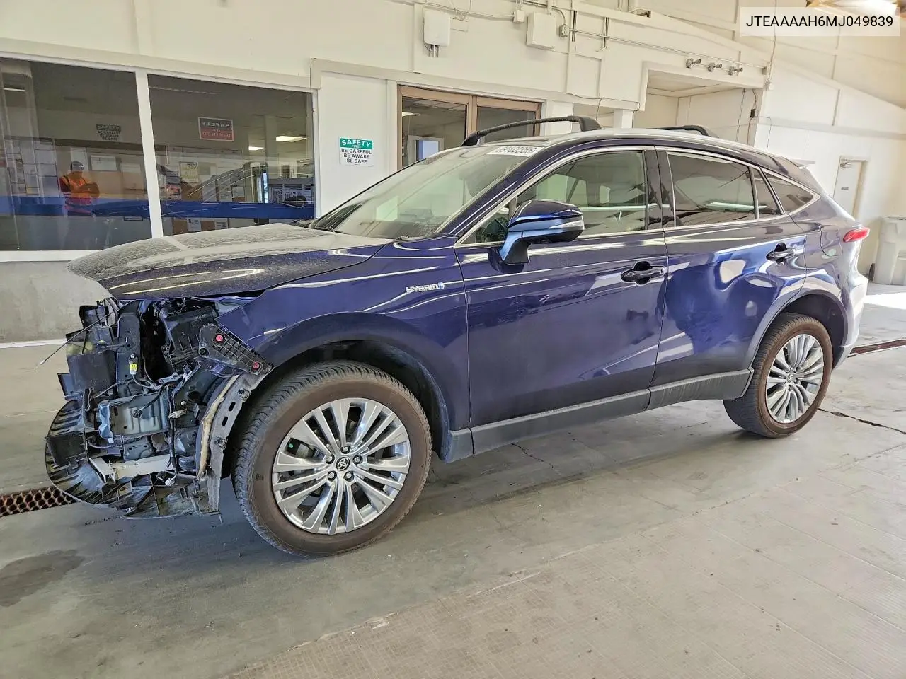 TOYOTA VENZA 2021, VIN JTEAAAAH6MJ049839