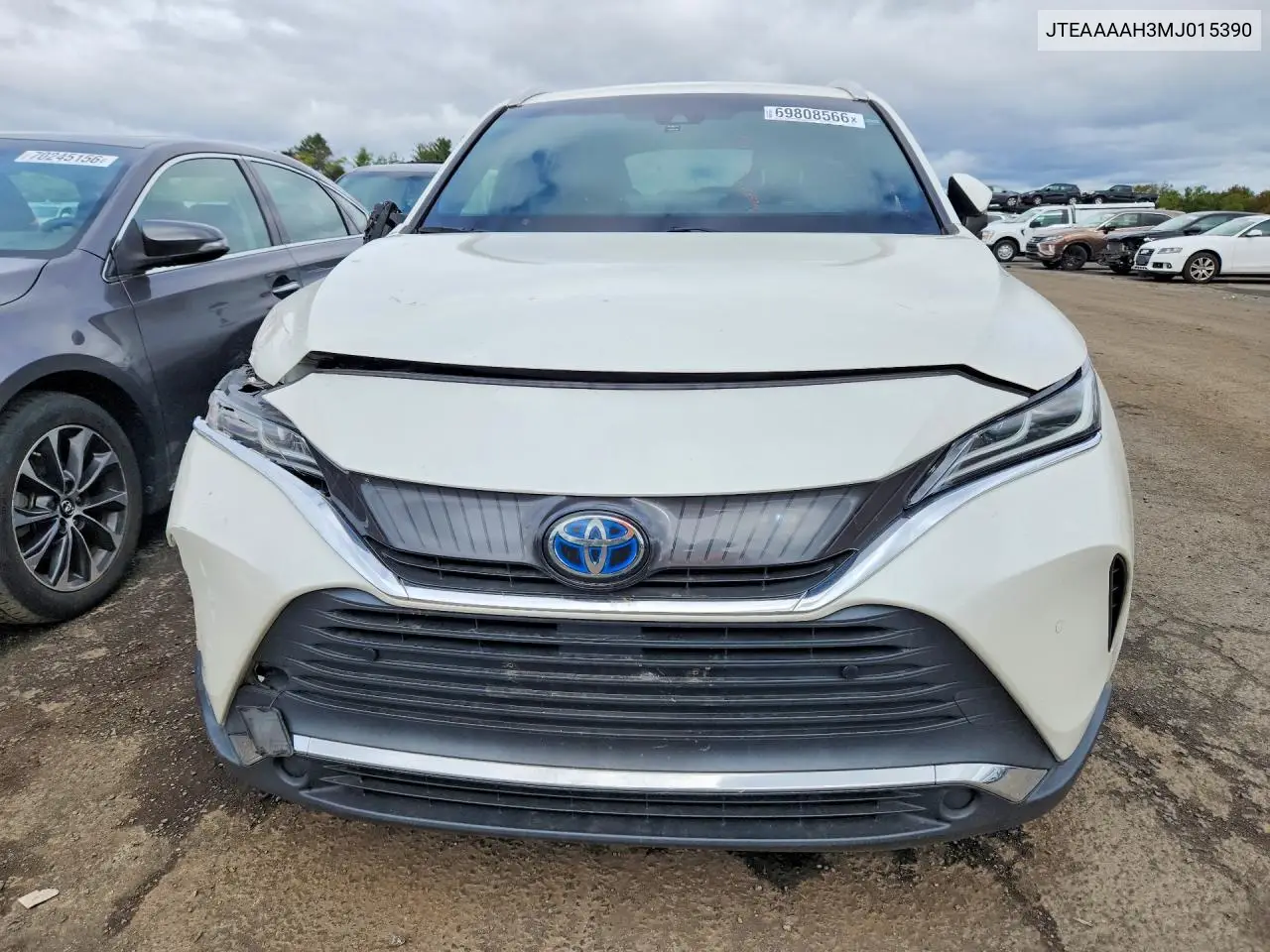TOYOTA VENZA 2021, VIN JTEAAAAH3MJ015390