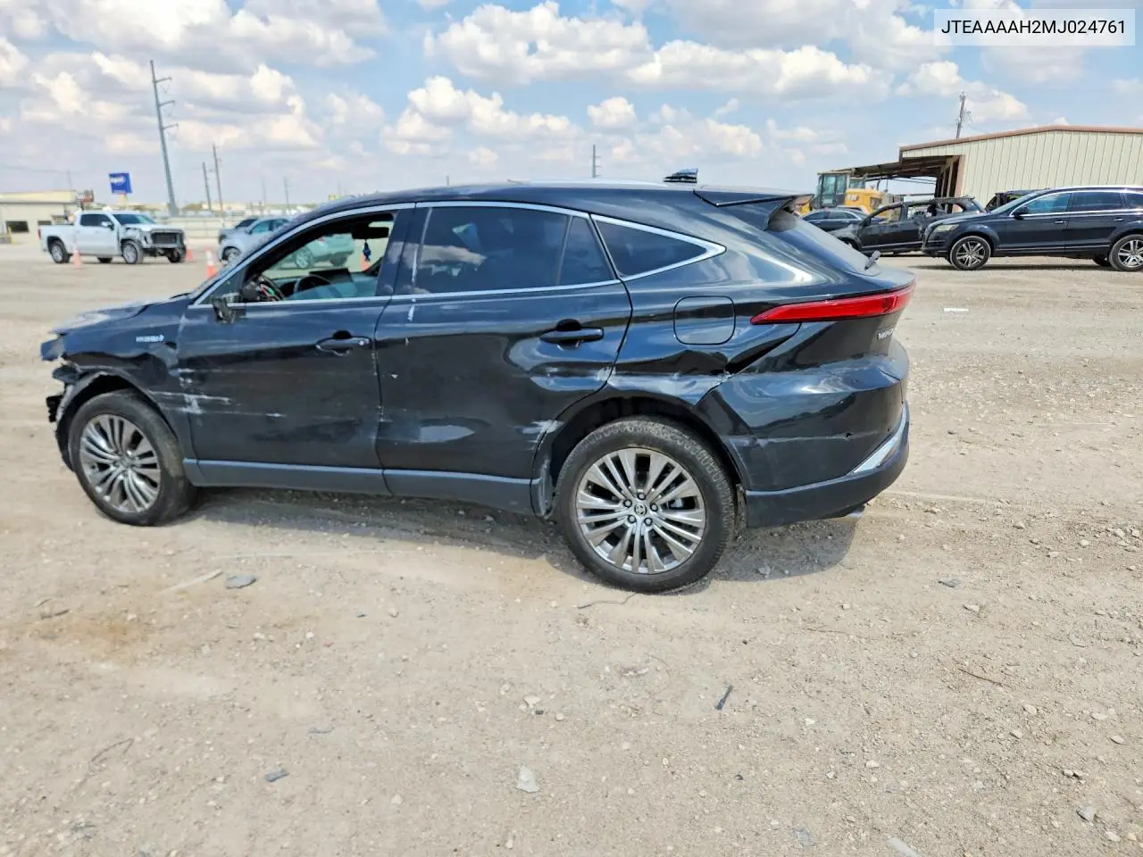2021 TOYOTA VENZA VIN JTEAAAAH2MJ024761 — фото 2