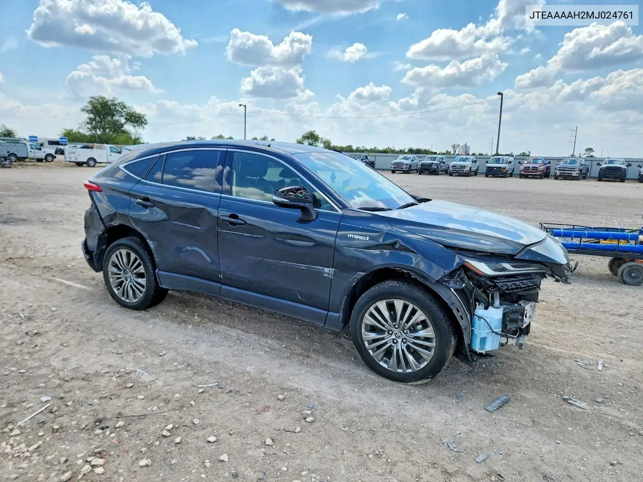 2021 TOYOTA VENZA VIN JTEAAAAH2MJ024761 — фото 4