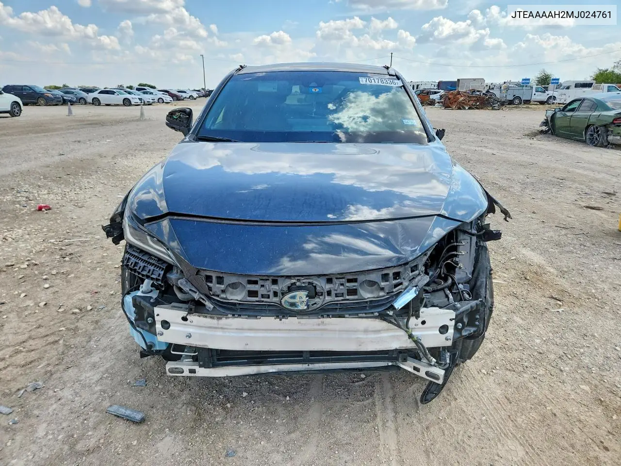 2021 TOYOTA VENZA VIN JTEAAAAH2MJ024761 — фото 5