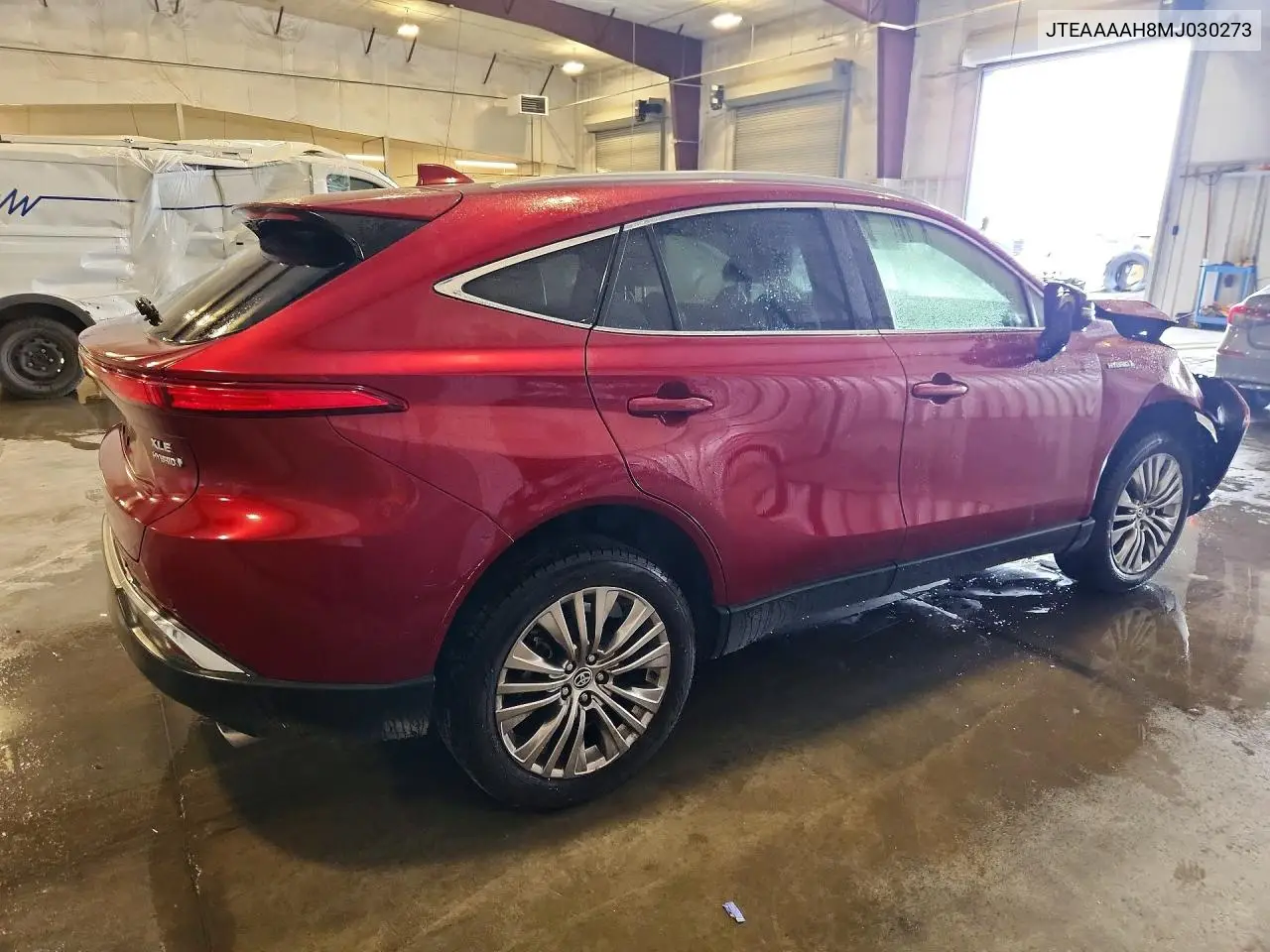 2021 TOYOTA VENZA VIN JTEAAAAH8MJ030273 — фото 3