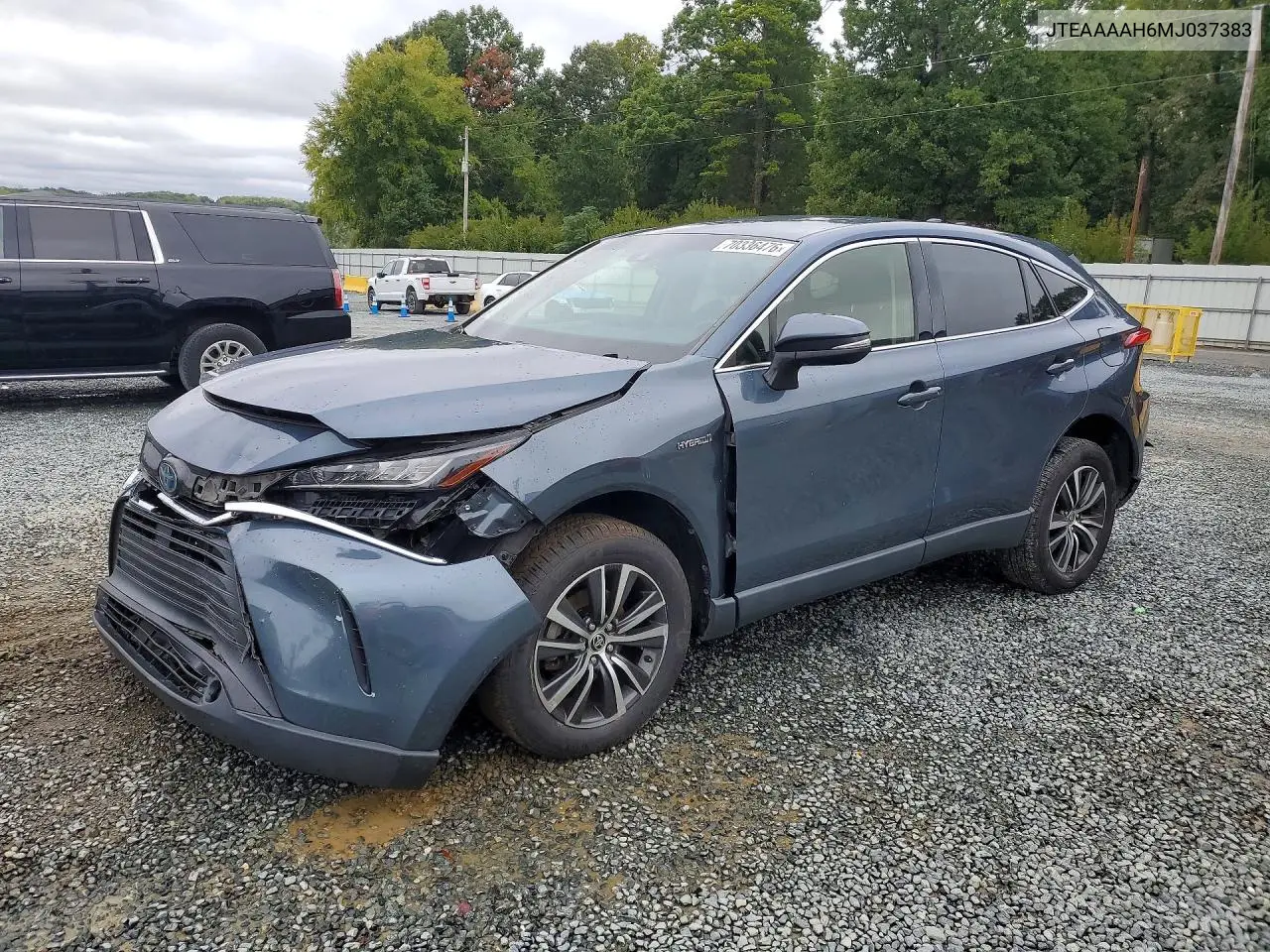 TOYOTA VENZA 2021, VIN JTEAAAAH6MJ037383