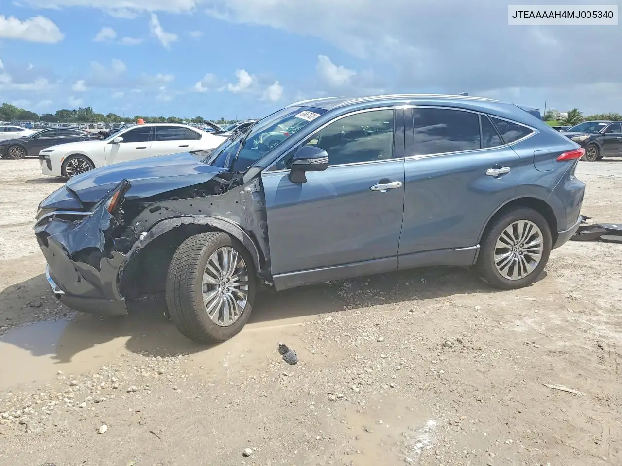 TOYOTA VENZA 2021, VIN JTEAAAAH4MJ005340