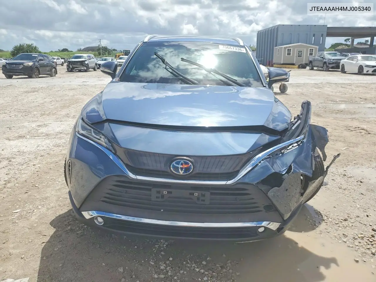 2021 TOYOTA VENZA VIN JTEAAAAH4MJ005340 — фото 5